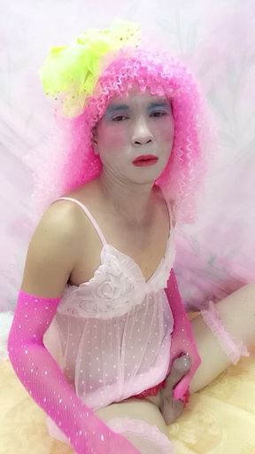 Oanh Le transgender wearing sexy clothes selfie cups tinh