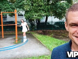 VIP4K. Ejaculation instead of cash. Hawt sex with Milena Ray