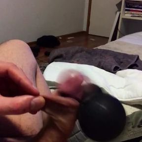 Lazy subincised clitty stimulation with high speed sex device creation