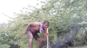 Xhard on Dick on Duty in Forest Alone