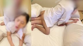 Japanese wife cheats on her husband in dirty talk-filled cuckold scene