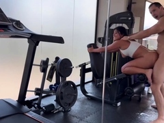 Intense pussy workout session for big boobed Latina beauty