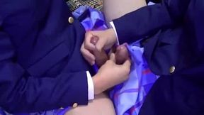 Asian Crossdressers Mutual Masturbation and Cum