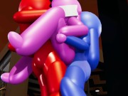 Among Us Pink Gets Hard DP Threesome