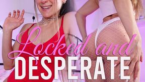 Locked and desperate - Ass gooning chastity fantasy
