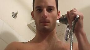 Cute Str8 Amateur Taking A Shower