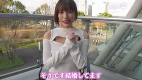 Hazuki Wakamiya's wild affair: a horny housewife craves raw passion and double toy play!