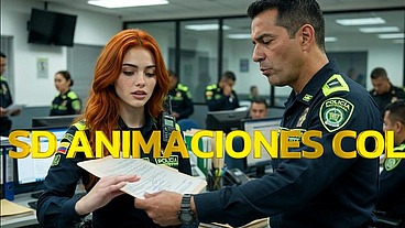 Samanta beautiful redhead policewoman is not sure that the capture of a supposed 4bus@dor is real so she decides to check it herself - porn in Spanish - ai porn