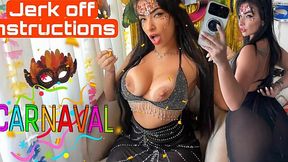 Busty Latina Pornstar Emanuelly Raquel Talks Dirty, Gets Nasty in Carnaval Season - Blowjob & Teasing in a Fucking Hot JOI Scene