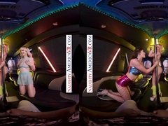Naughty America - Hot babes have a foursome after the party