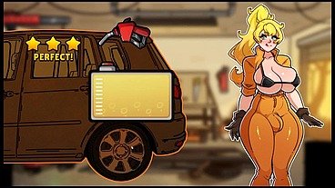 Ana's Auto Fellatio [ FUTANARI Hentai Game ] Ep.3 WET DREAMS FUCKING her BIG EBONY CLIENT ASS !