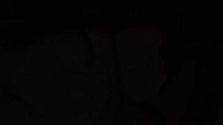 Trapped in tan nylons cum filling car footjob