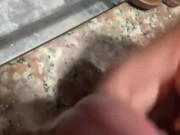 Morning routine | jerking in the sink