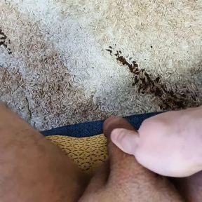 I masturbate my thick soft dick - love to masturbate