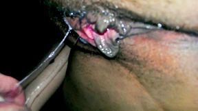 Stepson Keeps Eating Wet Pussy Of Stepmom Until He Drinks Dripping Pussy Juice