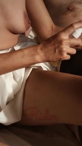 Mistress edging slave Slapping balls but Orgasm Denied   Clip 1