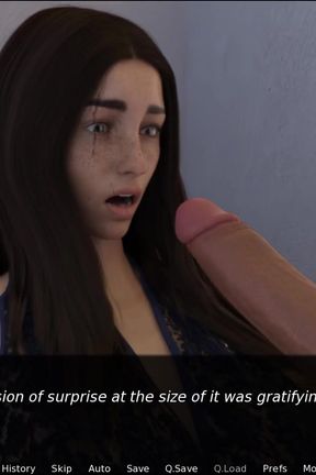 Strong cumshot on the face - Between salvation and abyss