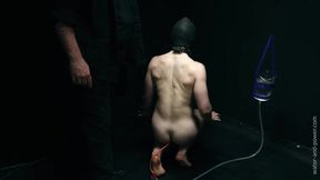 British babe's ass explodes extreme enema belly bloat gush