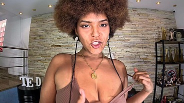 Pov com a preta rabuda - Dandara Maya