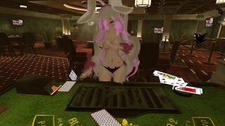 Bunny women Loses everything while Gambling VRchat ERP