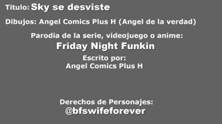 Sky takes off her clothes-NAKED