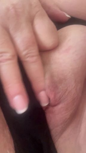 Wanking in Dirty Old Black Knickers with Stains - Julie Cunningham