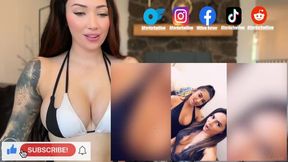 Lesbian ASMR Porn Reaction with Amateur