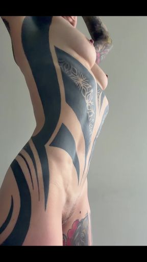 Tattooed beauty