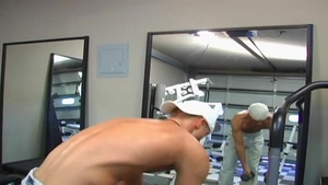 Next Door Male: Masturbating on the Gym's Equipment