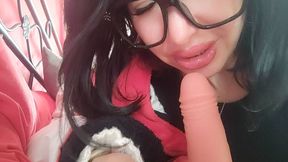 very big lips and very big burps with chantal