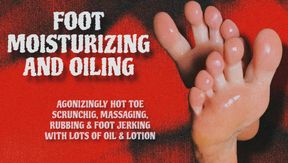 FOOT MOISTURIZING + OILING 🖤