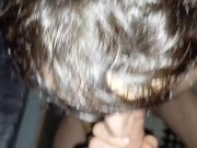 Young twink guy gets a meaty treat-dick for his mouth at public sex club cruising