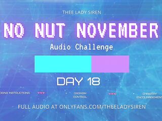 No Nut November Audio Defiance Day eighteen