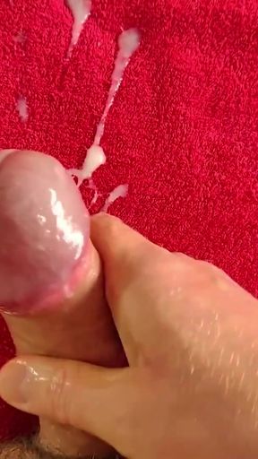 Spectacular moment from "Thick Dad Cock Oozing and Erupting Cum - SlugsOfCumGuy"