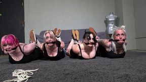 5165 4 Models in classic hogties