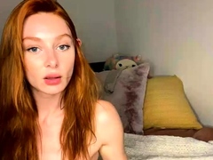 amateur teen multitasking with toys