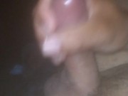 I jerk off in the adult theater while a group of people watch