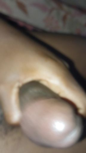 Big fat cock cumming thick cum