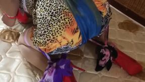 Tied Up Asian Beauty in Bondage Bliss