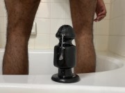 Going down on my can butt plug