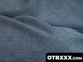 OTBXXX.com - Latino twink masturbates and covers his face with his load