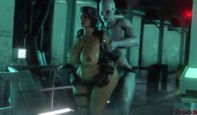 Sexy Milf 3D in jill valentine futa