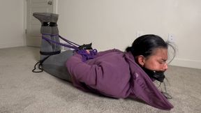Extreme Bondage Hogtie & Tape Gag: Struggling Escape Challenge