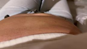 TIGHT JEANS , STUFFED BELLY AND DONUTS BEFORE BED