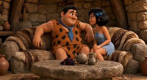 Hungry Caveman Comes Home Wife's Bestie Takes Care of His Appetite