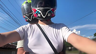 I Picked Up A Didi Client Without A Bra And He Noticed My Big Tits