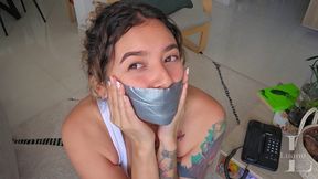 Ungag Challenge: Luana vs Duct Tape Strips