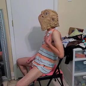 My clone grinds on me then jerks off watching me cum