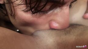 Cute Teen Girlfriend Misch Brooks at real amateur couple Sex with Big Dick boy at Holiday Trip