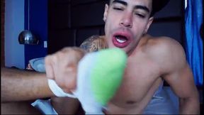 David Smells, Licks & Sucks Osvaldo\'s Stocking Feet